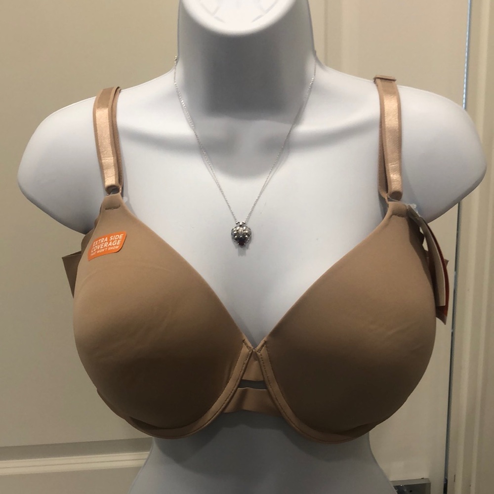 Warner’s Nude padded underwire  and Auden Black underwire bras, NEW, size 40C